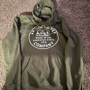 Armor Coffee XL olive green hoodie
